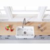 Gourmetier Farmhouse Single Bowl Kitchen Sink W/ Strainer & Grid, White/ KGKFA301810SQ